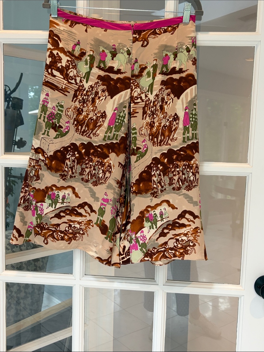 Tibi Silk Skirt - Equestrian horse-racing Sz 4 - Picture 3 of 5